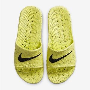 Rare Nike Space Hippie Kawa Shower Slide SE Crater Light Lemon Twist 6.5 Women’s